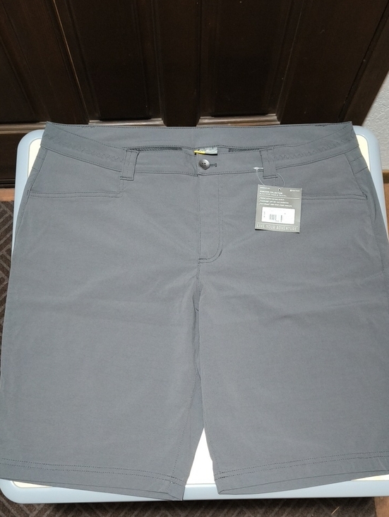 Eddie Bauer Pants - Eddie Bauer Womans 18 Dark Gray Horizon Trek Bermuda Hiking Travel Shorts